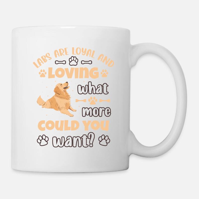 Labrador - Tasse - Weiß