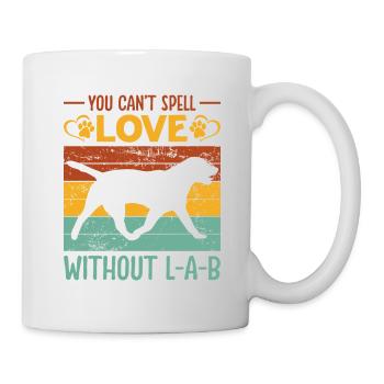 Vous ne pouvez pas épeler l’amour sans LAB - Mug blanc - blanc - Droite