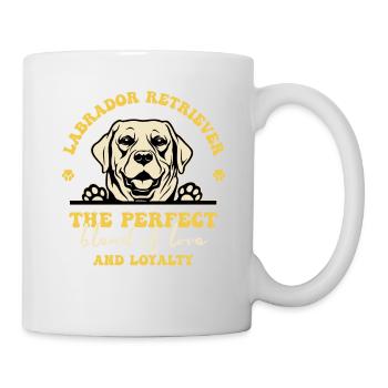 Labrador - Tasse - Weiß - Rechts