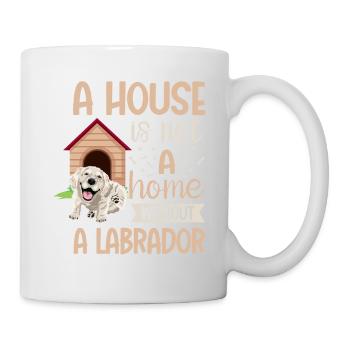 Une maison n’est pas une maison sans Labrador - Mug blanc - blanc - Droite
