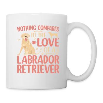 Rien ne se compare à l’amour d’un Labrador - Mug blanc - blanc - Droite