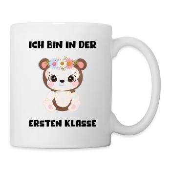 Mädchen Einschulung 2023 Schulbeginn Schulkind - Tasse - Weiß - Rechts