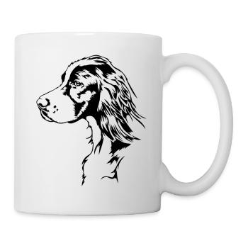 Irish Red and White Setter Hunting Dog Dogs Wilsigns - Mug - white - Right