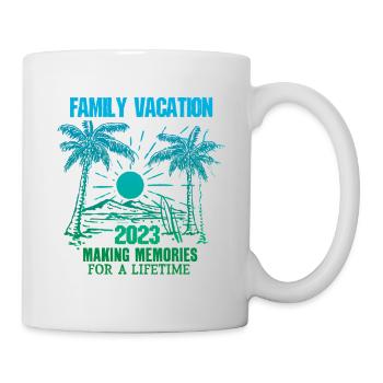 Vacances d’été en famille Créer des souvenirs - Mug blanc - blanc - Droite