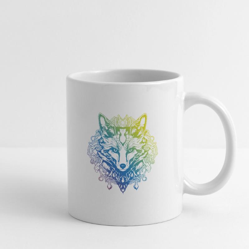 Fuchs Mandala Boho Tasse