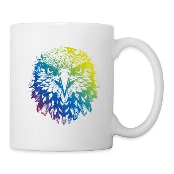 Aigle Mandala Boho - Mug blanc - blanc - Droite