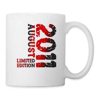 2011 August Limited Edition 12. Geburtstag Outfit - Tasse - Weiß - Rechts