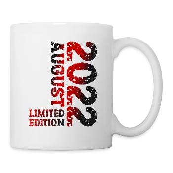2022 August Limited Edition 1. Geburtstag Outfit - Tasse - Weiß - Rechts