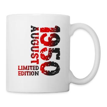1950's August Limited Edition Birthday Gift - Mug - white - Right