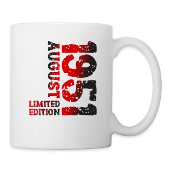 1951 Août Édition Limitée 72e Tenue d’anniversaire - Mug blanc - blanc - Droite