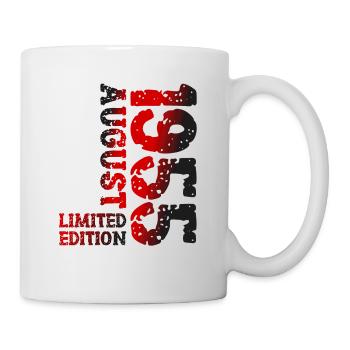 1955 August Limited Edition 68. Geburtstag Outfit - Tasse - Weiß - Rechts