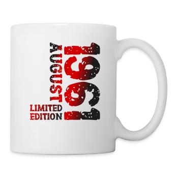 1961 August Limited Edition 62nd Birthday Outfit - Mug - white - Right