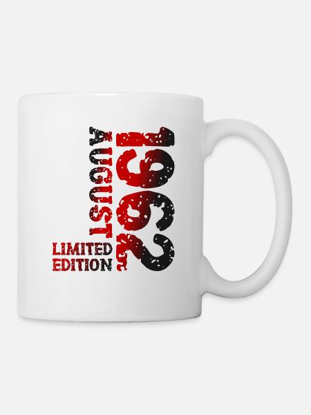 1962 Août Édition Limitée 61e Tenue d’anniversaire - Mug blanc - blanc