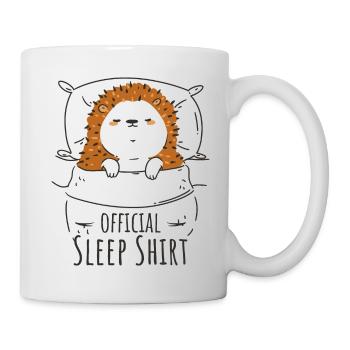 Hedgehog Offizielles Schlafshirt für Hedgeho-Fans - Tasse - Weiß - Rechts