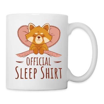 Red Panda Official Sleep Shirt for Fans of Red Pa - Mug - white - Right
