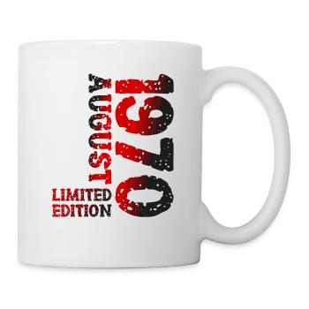 1970 Août Édition Limitée 53e Tenue d’anniversaire - Mug blanc - blanc - Droite