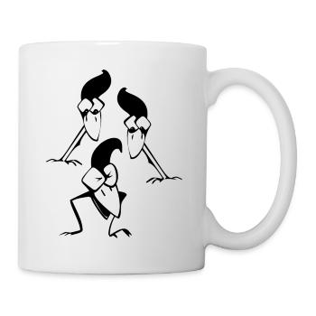3 ravens - Mug - white - Right