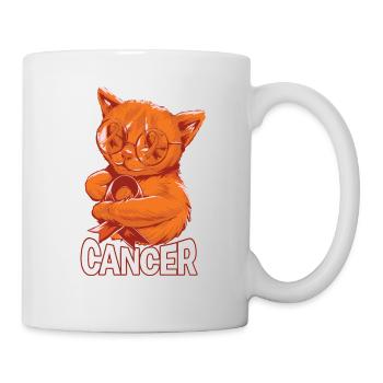 Cancer doesn't hit kidney cancer - Mug - white - Right