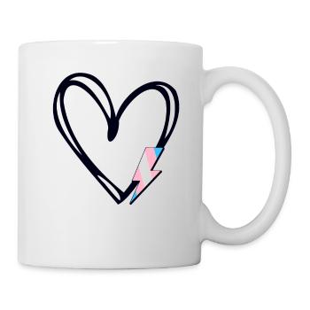 Subtle Trans Pride Proud Ally Pride Month - Mug - white - Right