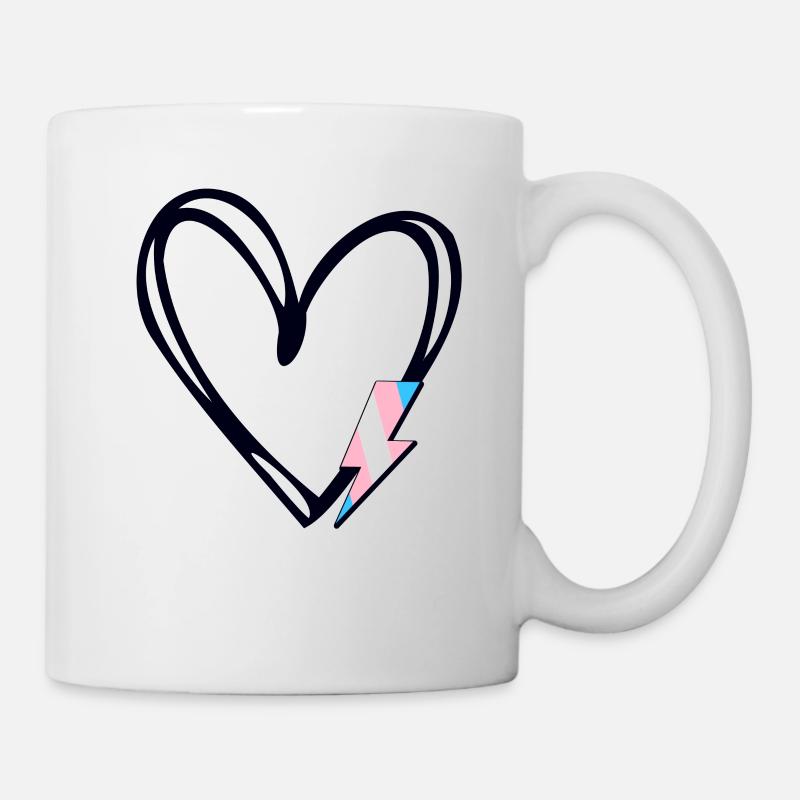 Subtiler Trans-Stolz Stolzer Verbündeter Pride-Monat - Tasse - Weiß