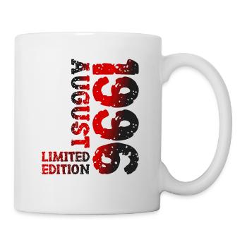 1996 August Limited Edition 27. Geburtstag Outfit - Tasse - Weiß - Rechts