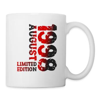1998 Août Édition Limitée 25e Tenue d’anniversaire - Mug blanc - blanc - Droite