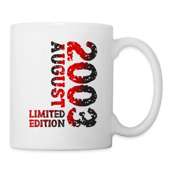 2003 Août Édition Limitée 20th Birthday Outfit - Mug blanc - blanc - Droite