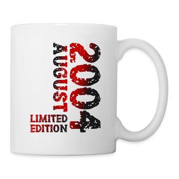 2004 August Limited Edition 19. Geburtstag Outfit - Tasse - Weiß - Rechts
