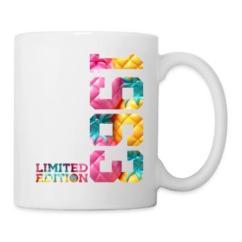 63. GEBURTSTAG LIMITED EDITION 1963 - Tasse - Weiß - Rechts