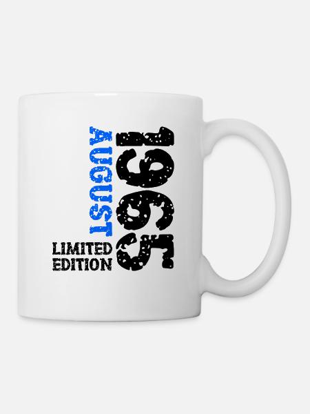1965 August Limited Edition 58. Geburtstag Outfit - Kop/krus - hvid