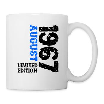 1967 August Limited Edition 56th Birthday Outfit - Mug - white - Right