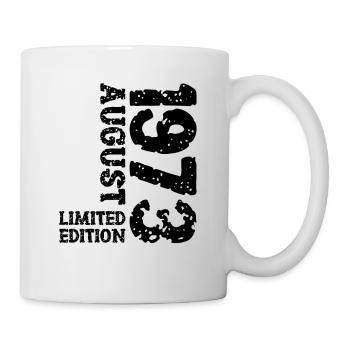 1973 Août Édition Limitée 50e Tenue d’anniversaire - Mug blanc - blanc - Droite