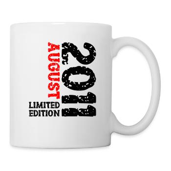 2011 August Limited Edition 12. Geburtstag Outfit - Tasse - Weiß - Rechts