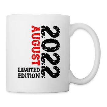2022 August Limited Edition 1. Geburtstag Outfit - Tasse - Weiß - Rechts
