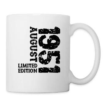 1951 August Limited Edition 72. Geburtstag Outfit - Tasse - Weiß - Rechts