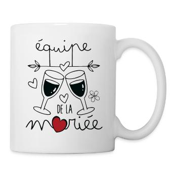 Team De La Mariée EVJF Future Mariée 2023 - Mug blanc - blanc - Droite