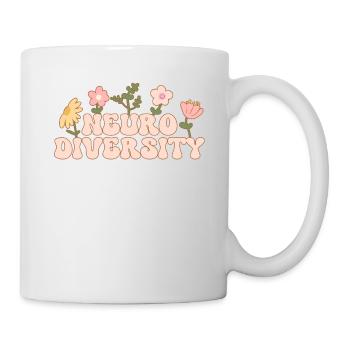 Chemise de neurodiversité Autisme Sensibilisation au TDAH accélérée - Mug blanc - blanc - Droite