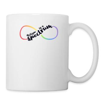 Chemises Autisme Femmes Maman Infinity Symbol L’autisme est - Mug blanc - blanc - Droite