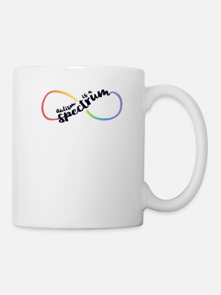 Chemises Autisme Femmes Maman Infinity Symbol L’autisme est - Mug blanc - blanc