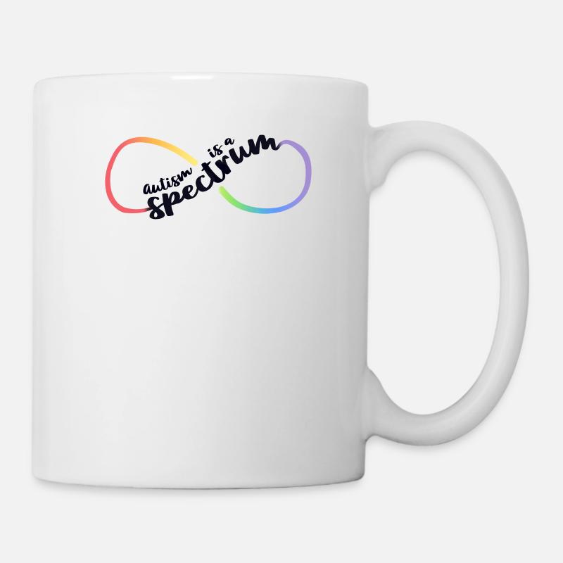 Chemises Autisme Femmes Maman Infinity Symbol L’autisme est - Mug blanc - blanc