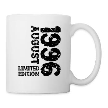 1996 August Limited Edition 27. Geburtstag Outfit - Tasse - Weiß - Rechts