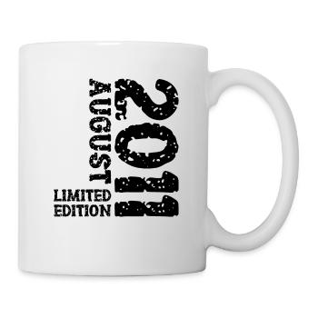 2011 August Limited Edition 12. Geburtstag Outfit - Tasse - Weiß - Rechts