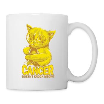 Le cancer ne vainc pas le cancer de la vessie - Mug blanc - blanc - Droite