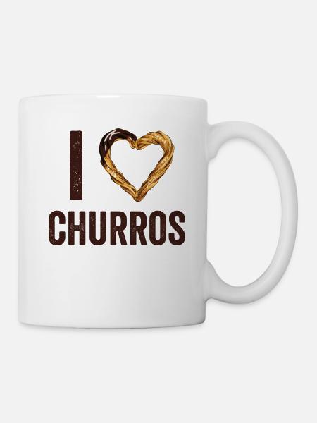 I Heart Churros Vintage Churros mexicains - Mug blanc - blanc