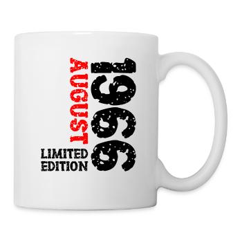 1966 August Limited Edition 57. Geburtstag Outfit - Tasse - Weiß - Rechts