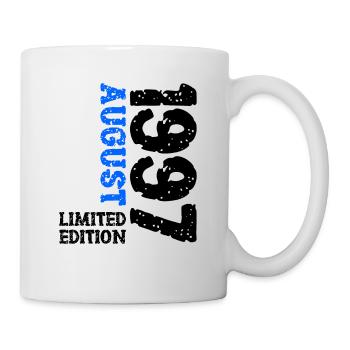 1997 August Limited Edition 26. Geburtstag Outfit - Tasse - Weiß - Rechts