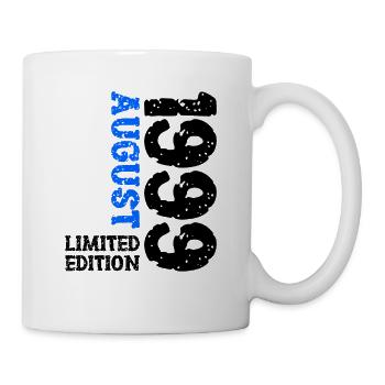 1999 August Limited Edition 24. Geburtstag Outfit - Tasse - Weiß - Rechts