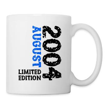 2004 August Limited Edition 19. Geburtstag Outfit - Tasse - Weiß - Rechts