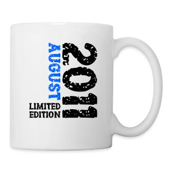 2011 August Limited Edition 12. Geburtstag Outfit - Tasse - Weiß - Rechts