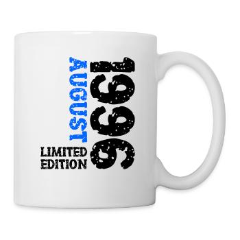 1996 August Limited Edition 27. Geburtstag Outfit - Tasse - Weiß - Rechts